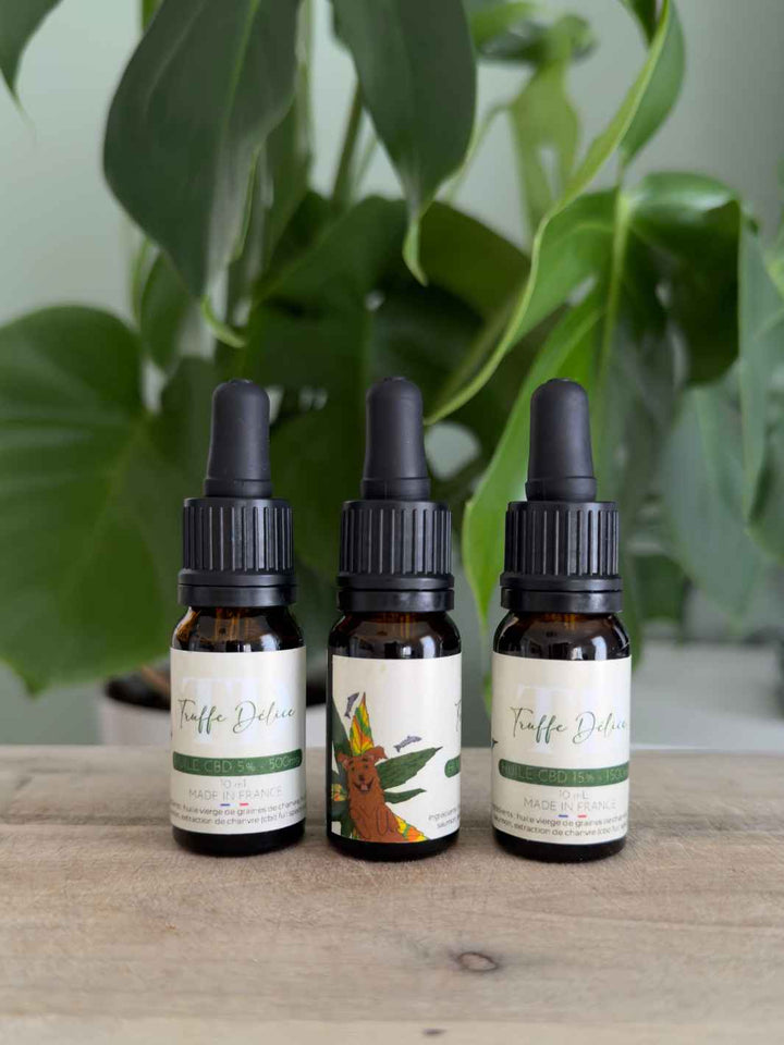 Huile CBD chien - #friandise_naturelle_pour_chien# - Truffe delice