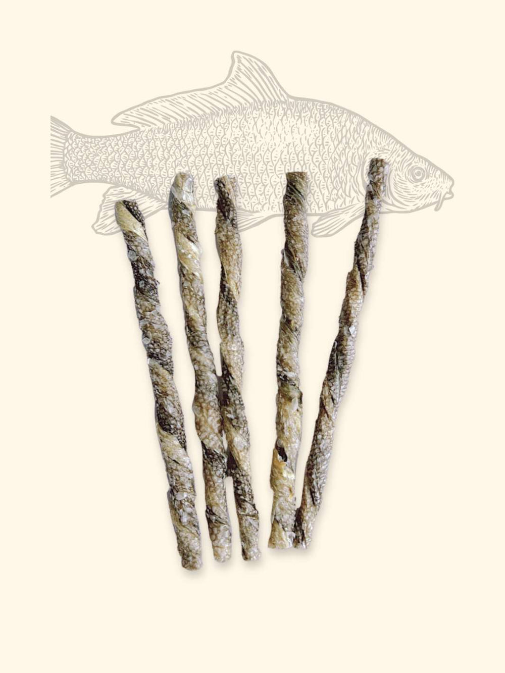 Twists de morue - friandise_naturelle_pour_chien - TRUFFE DÉLICE