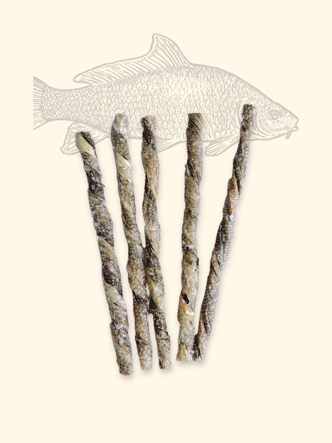 Twists de morue - friandise_naturelle_pour_chien - TRUFFE DÉLICE