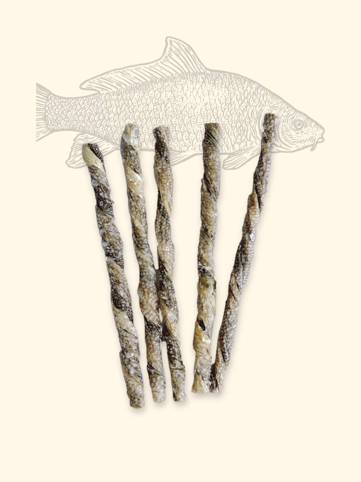 Twists de morue - friandise_naturelle_pour_chien - TRUFFE DÉLICE