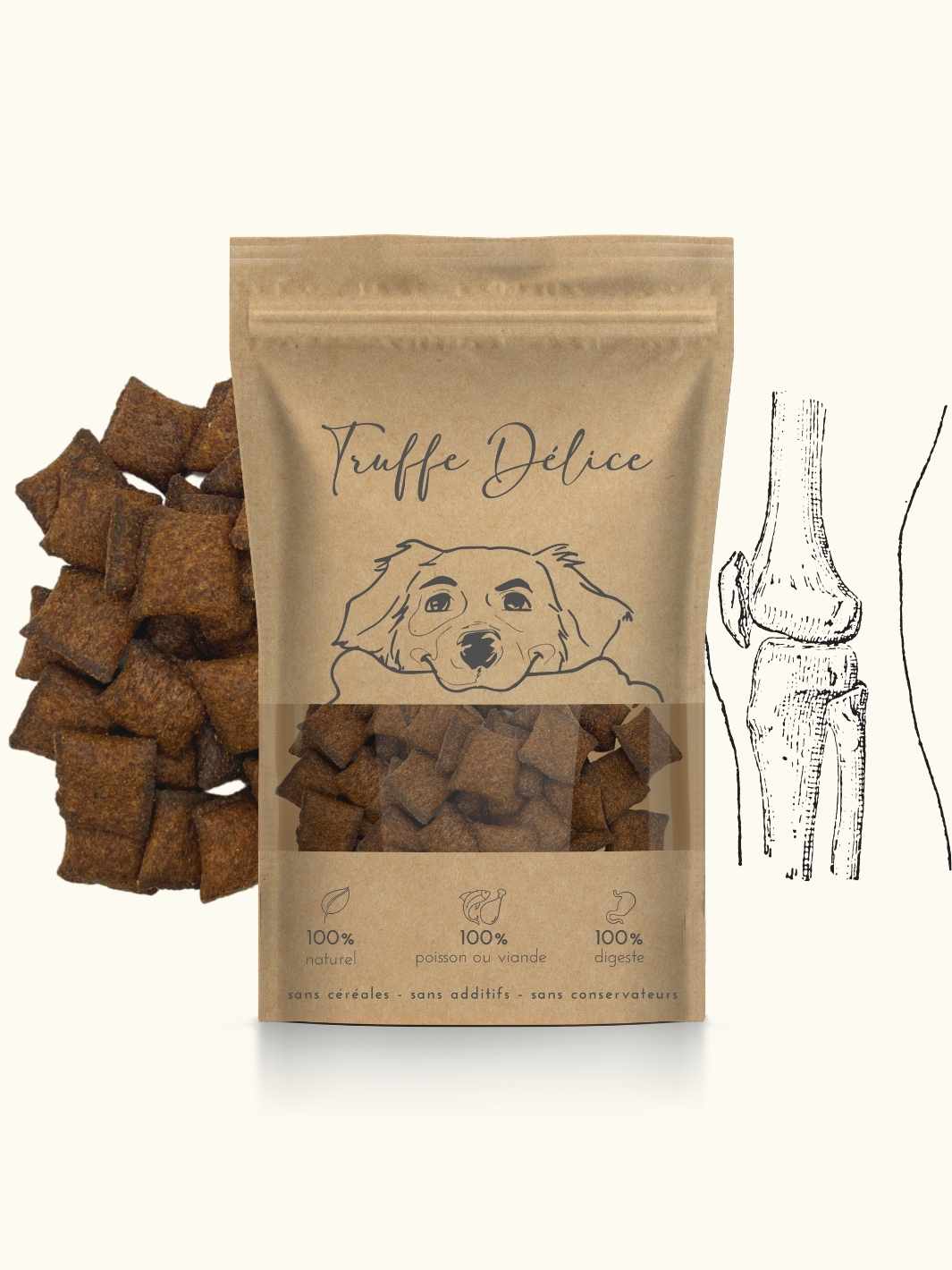Complément alimentaire chien articulation - 100% naturel – Truffe