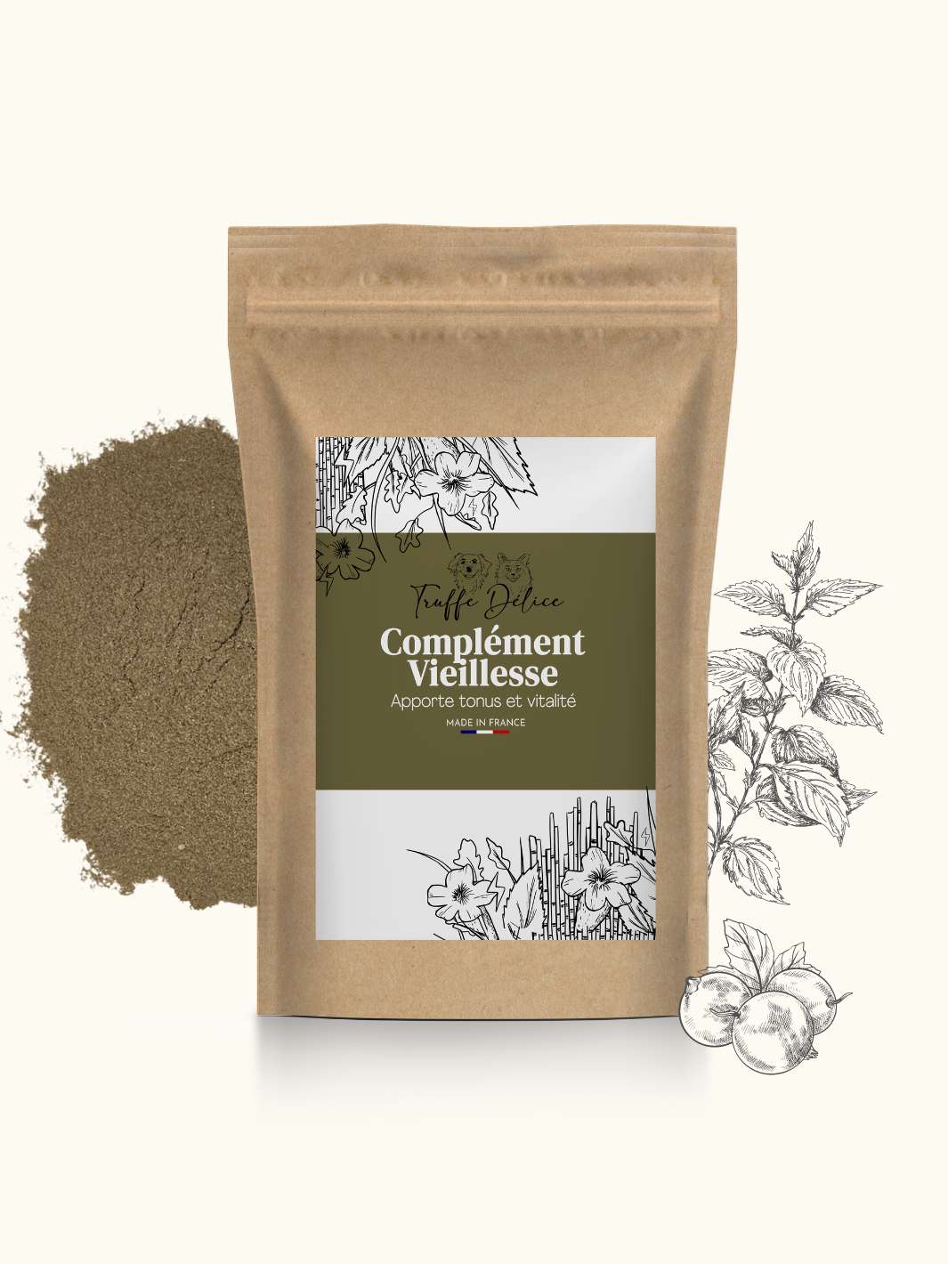 Complément alimentaire chien poil - 100% naturel – Truffe delice