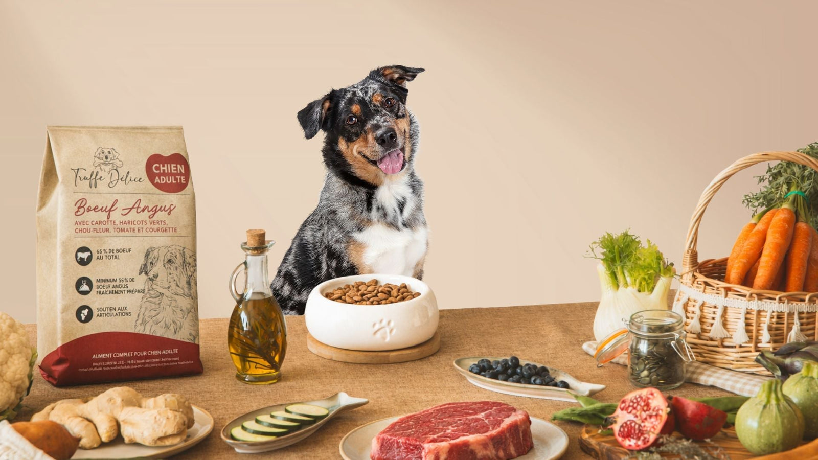 Croquettes chien peau sensible - TRUFFE DÉLICE