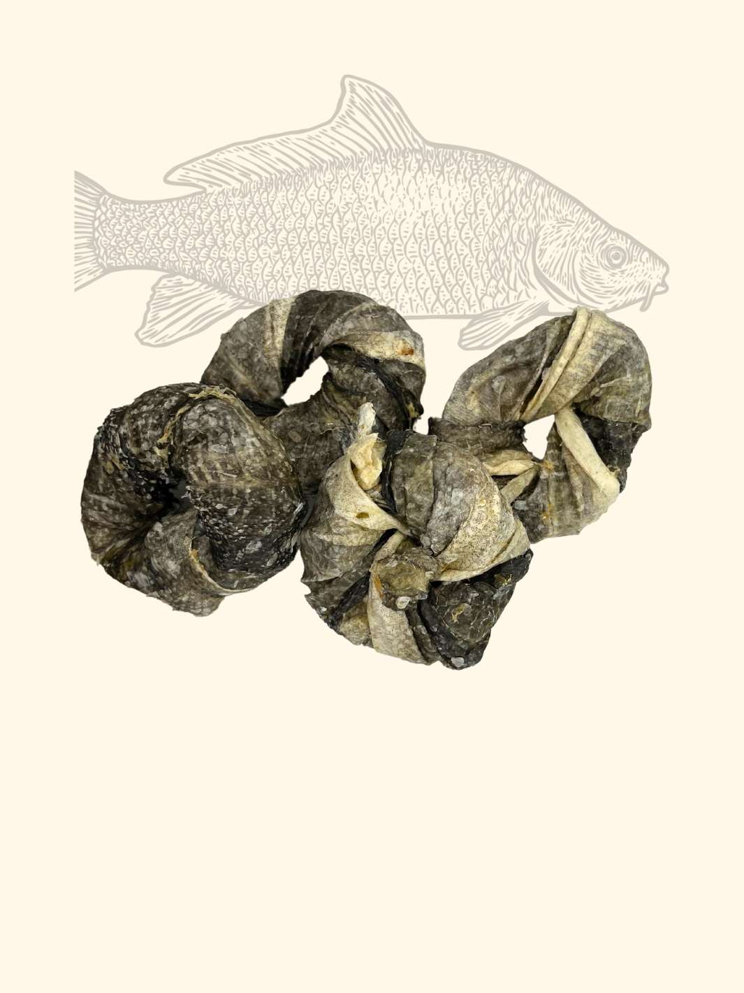 Anneaux de peaux de morue - friandise_naturelle_pour_chien - TRUFFE DÉLICE