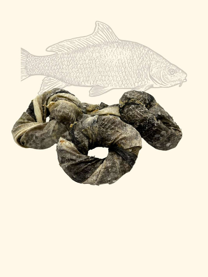 Anneaux de peaux de morue - friandise_naturelle_pour_chien - TRUFFE DÉLICE