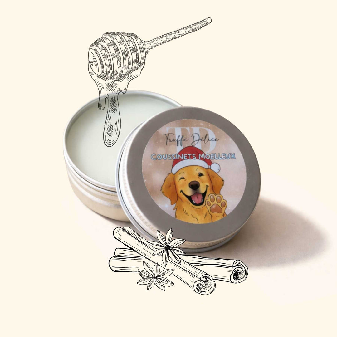 Baume coussinets réparateur - friandise_naturelle_pour_chien - TRUFFE DÉLICE