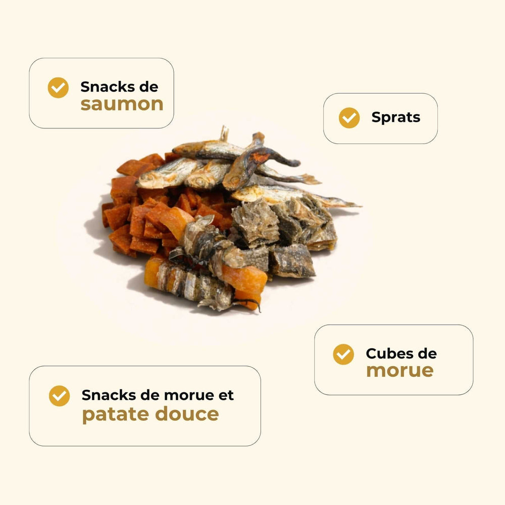 Bouchées de la mer - friandise_naturelle_pour_chien - TRUFFE DÉLICE