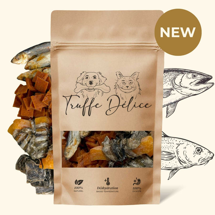 Bouchées de la mer - friandise_naturelle_pour_chien - TRUFFE DÉLICE