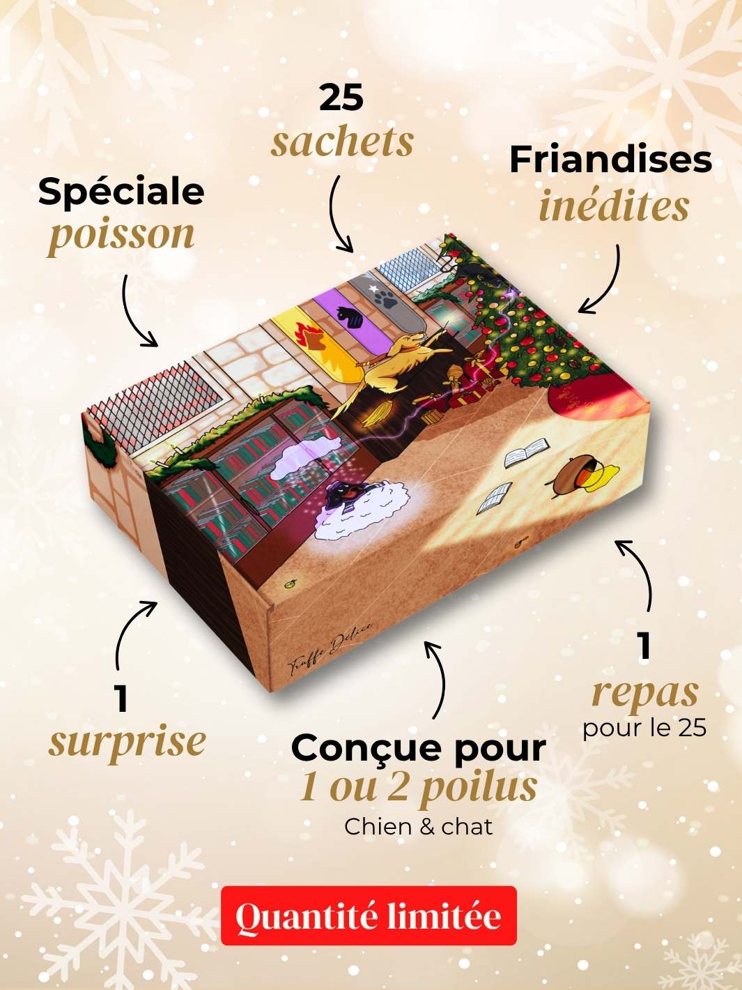 Calendrier de l'Avent 🐶🐱 - friandise_naturelle_pour_chien - TRUFFE DÉLICE