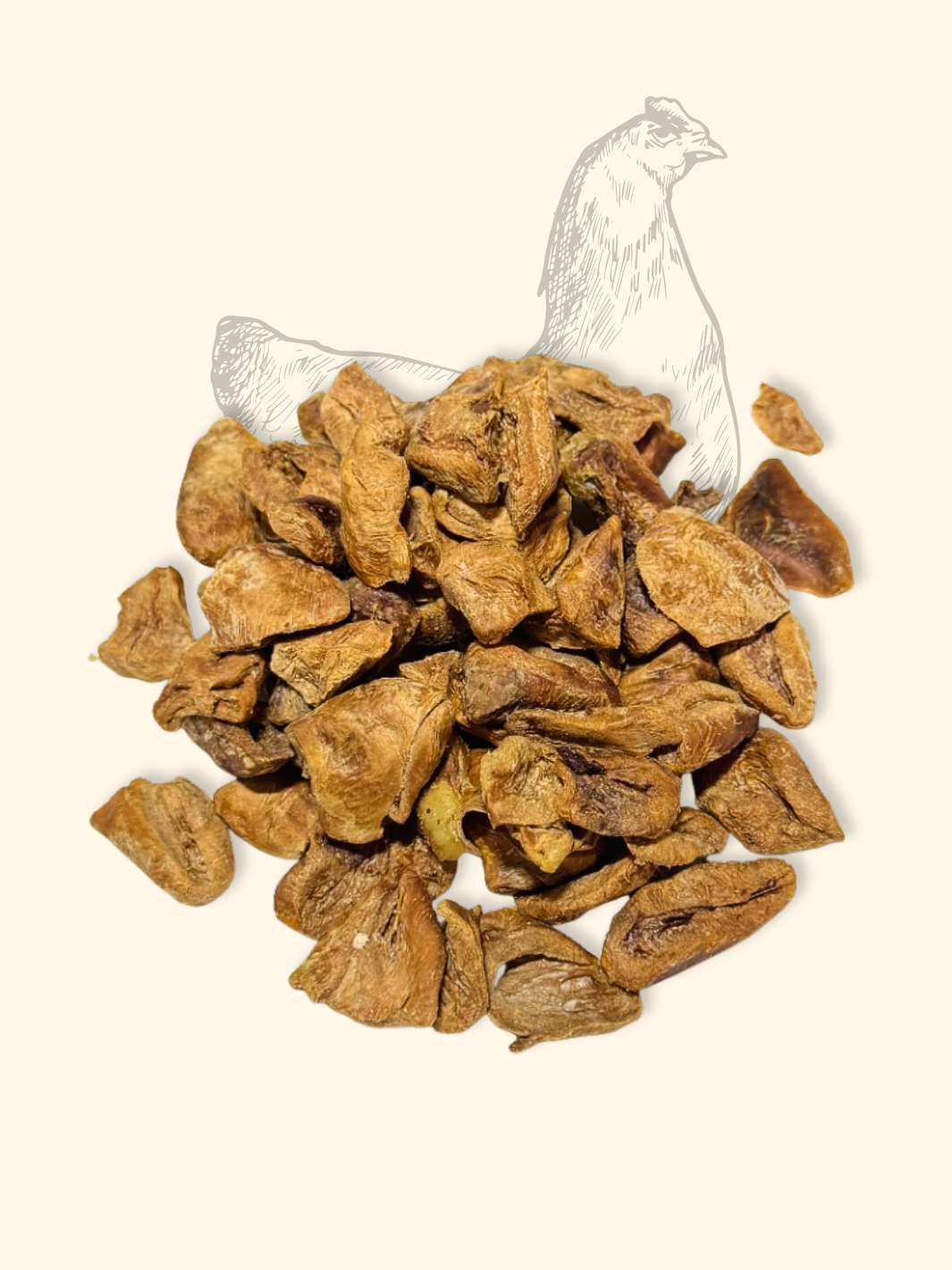 Coeur de poulet lyophilisé - friandise_naturelle_pour_chien - TRUFFE DÉLICE