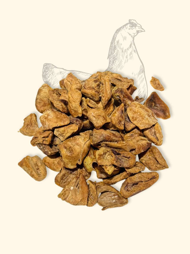 Coeur de poulet lyophilisé - friandise_naturelle_pour_chien - TRUFFE DÉLICE