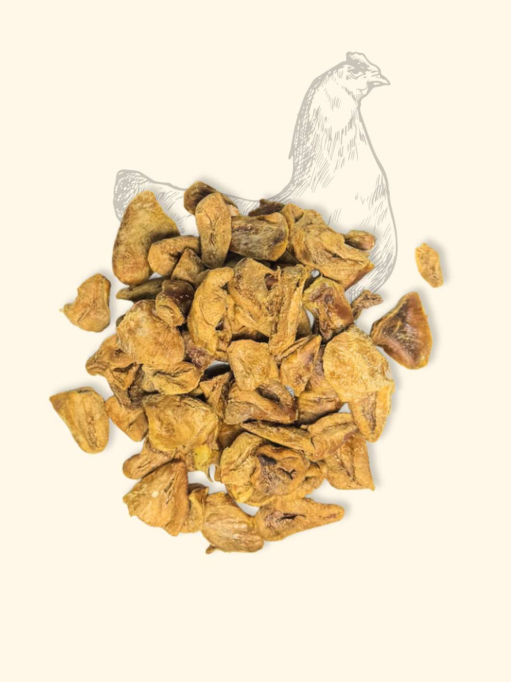 Coeur de poulet lyophilisé - friandise_naturelle_pour_chien - TRUFFE DÉLICE
