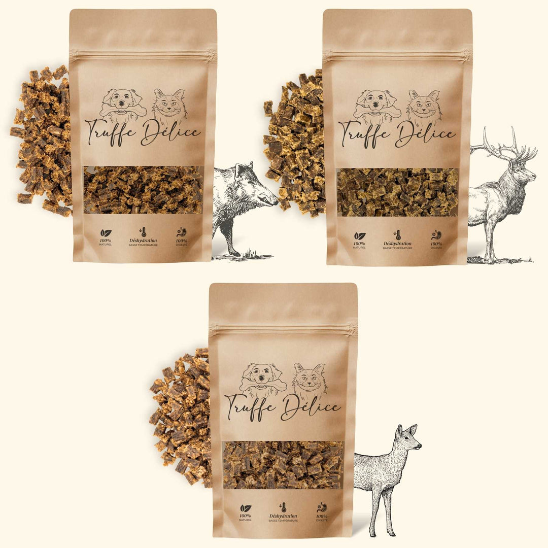 Coffret d'éducation gibier - friandise_naturelle_pour_chien - TRUFFE DÉLICE