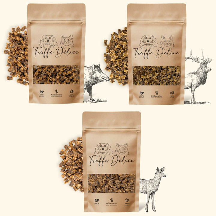 Coffret d'éducation gibier - friandise_naturelle_pour_chien - TRUFFE DÉLICE