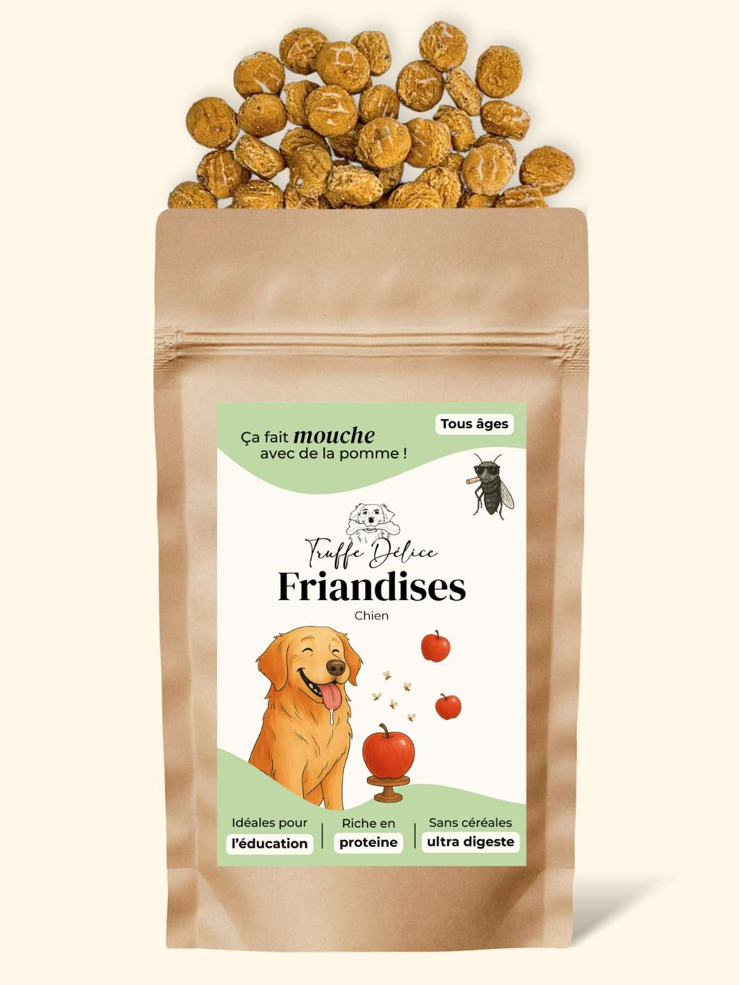 Coffret d'éducation insectes - friandise_naturelle_pour_chien - TRUFFE DÉLICE