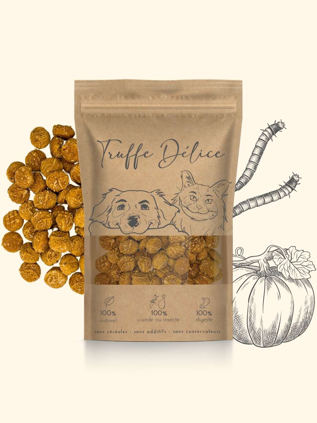 Coffret d'éducation insectes - friandise_naturelle_pour_chien - TRUFFE DÉLICE