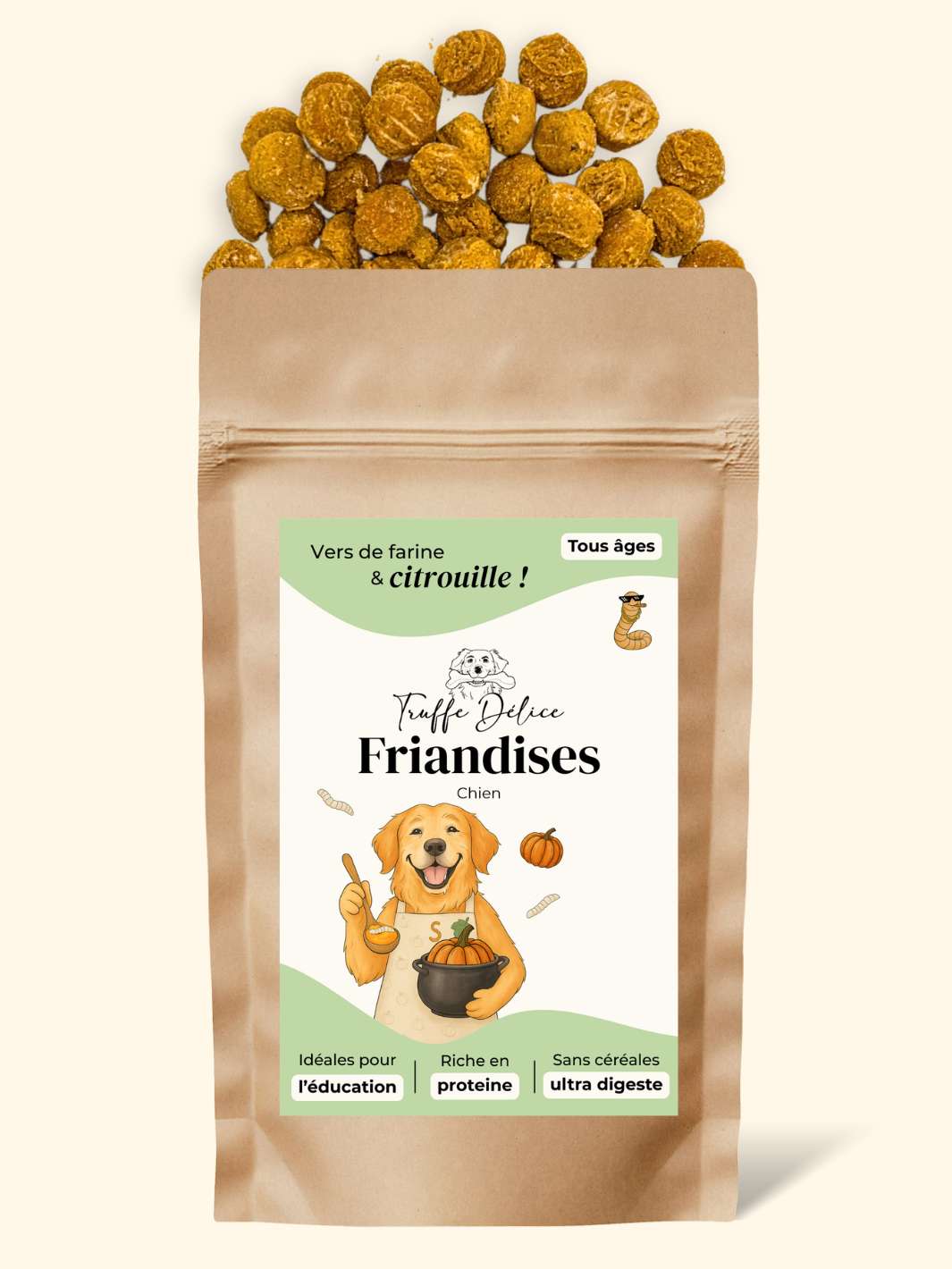 Coffret d'éducation insectes - friandise_naturelle_pour_chien - TRUFFE DÉLICE