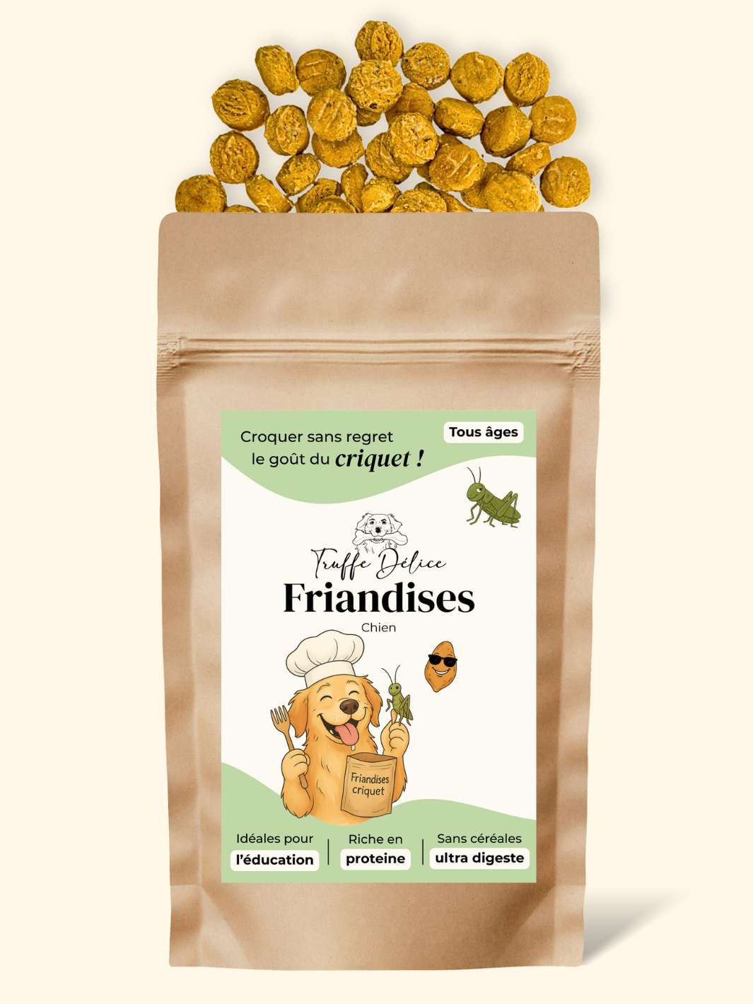 Coffret d'éducation insectes - friandise_naturelle_pour_chien - TRUFFE DÉLICE