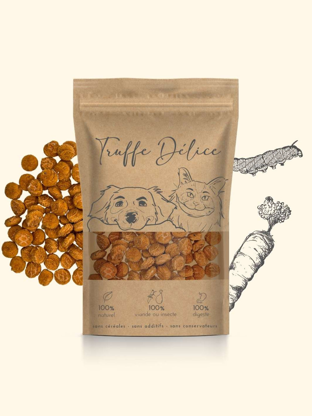 Coffret d'éducation insectes - friandise_naturelle_pour_chien - TRUFFE DÉLICE