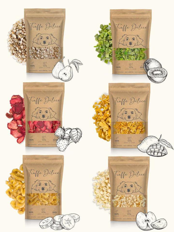 Coffret fruité - #friandise_naturelle_pour_chien# - TRUFFE DÉLICE