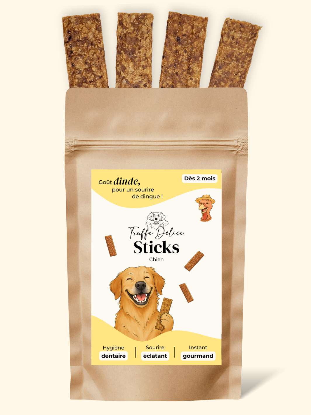 Coffret sticks dentaire - friandise_naturelle_pour_chien - TRUFFE DÉLICE