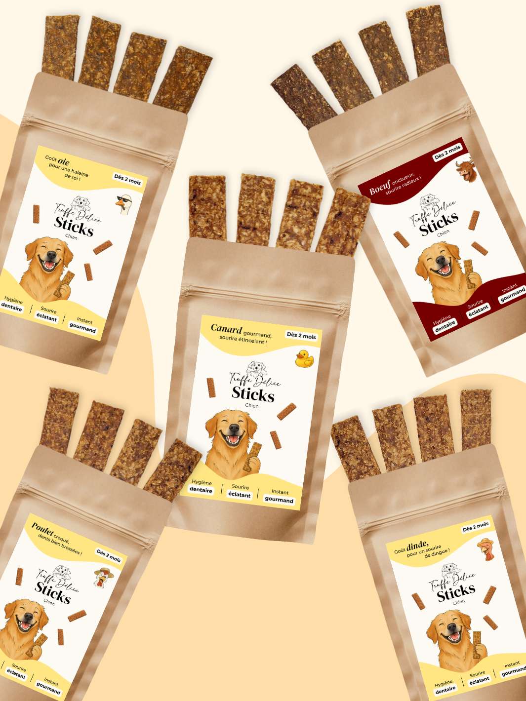 Coffret sticks dentaire - friandise_naturelle_pour_chien - TRUFFE DÉLICE