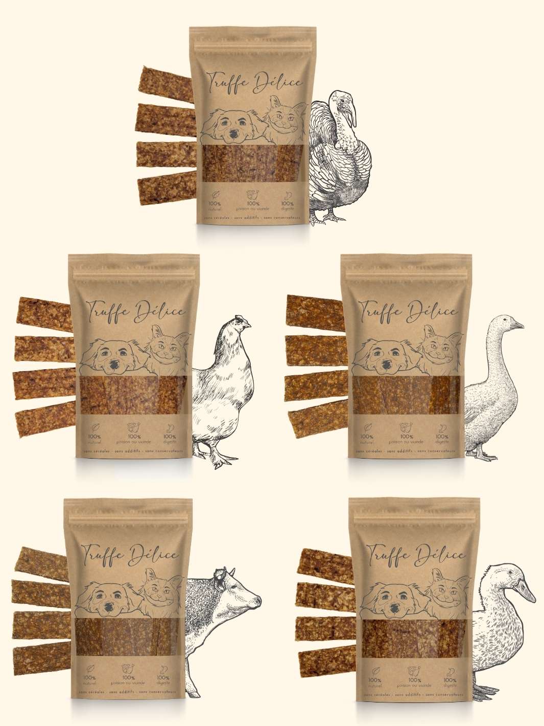 Coffret sticks dentaire - friandise_naturelle_pour_chien - TRUFFE DÉLICE