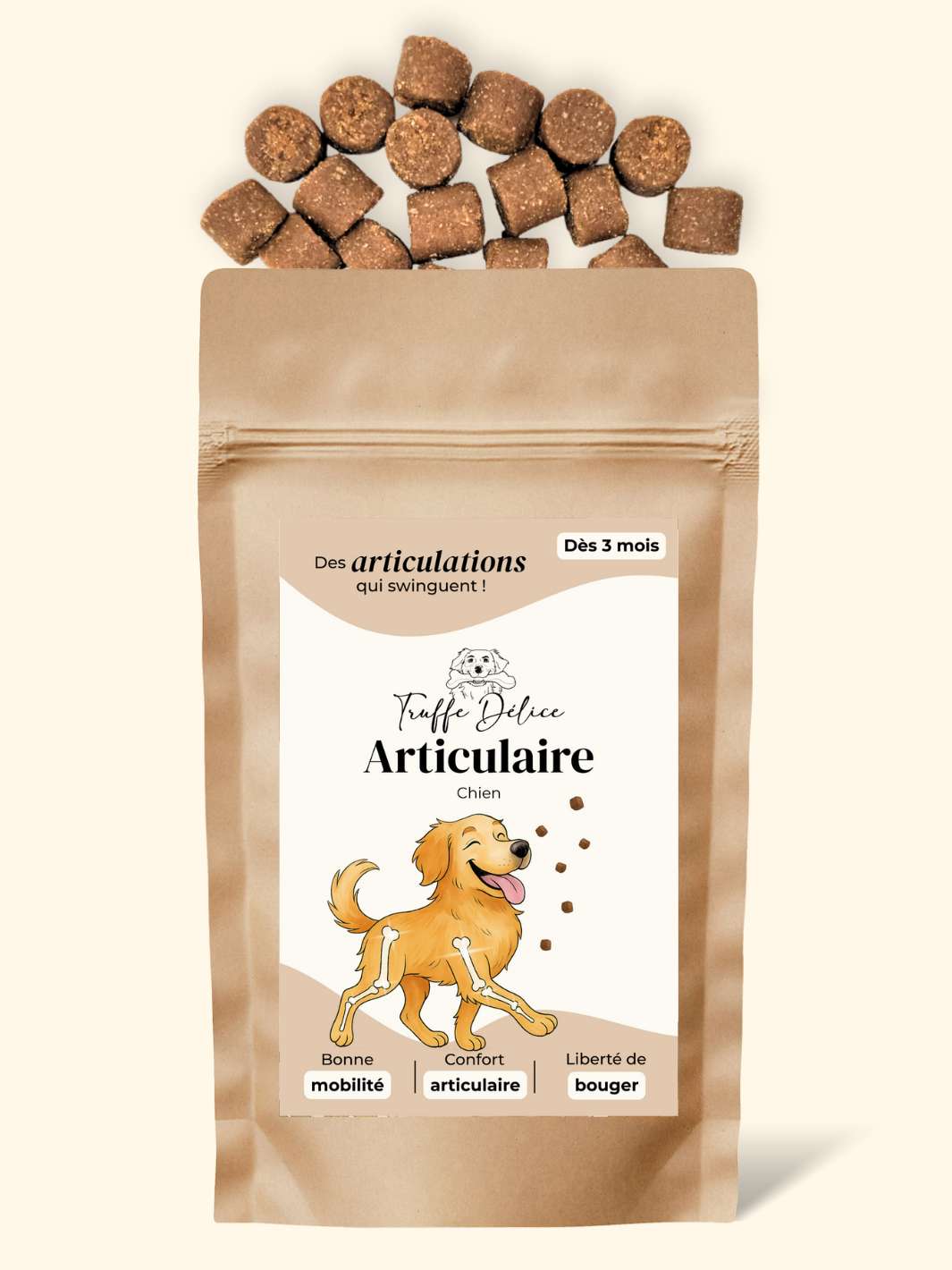 Complément alimentaire chien articulation - friandise_naturelle_pour_chien - TRUFFE DÉLICE