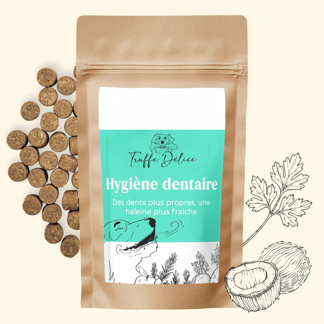 Complément dentaire pour chien - #friandise_naturelle_pour_chien# - TRUFFE DÉLICE