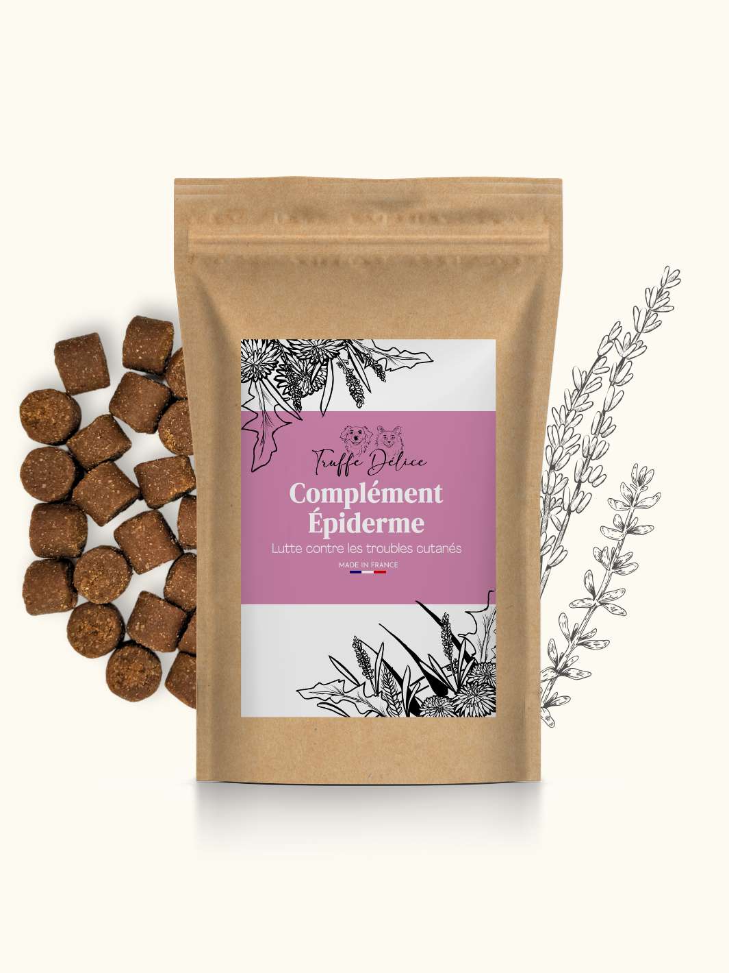 Complément épiderme - #friandise_naturelle_pour_chien# - TRUFFE DÉLICE