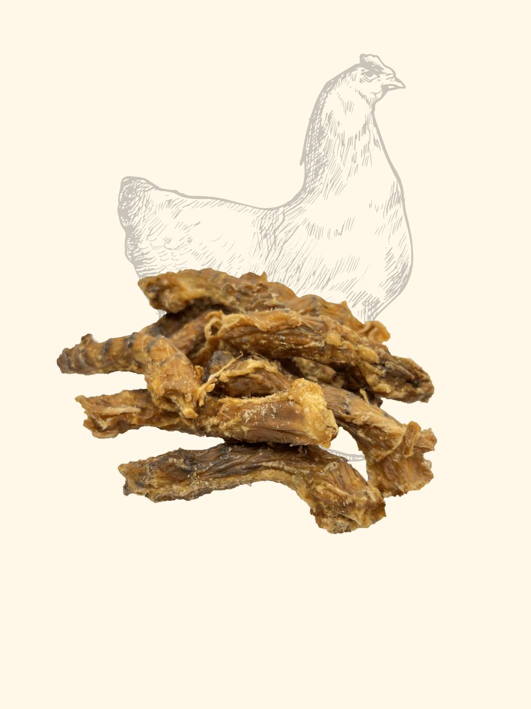 Cous de poulet - friandise_naturelle_pour_chien - TRUFFE DÉLICE