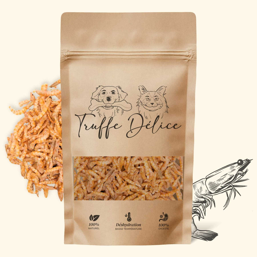 Crevette chien - friandise_naturelle_pour_chien - TRUFFE DÉLICE