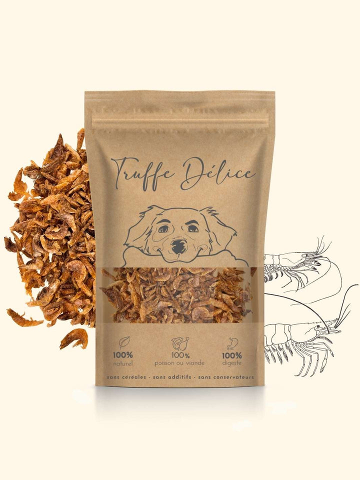 Crevette chien - friandise_naturelle_pour_chien - TRUFFE DÉLICE