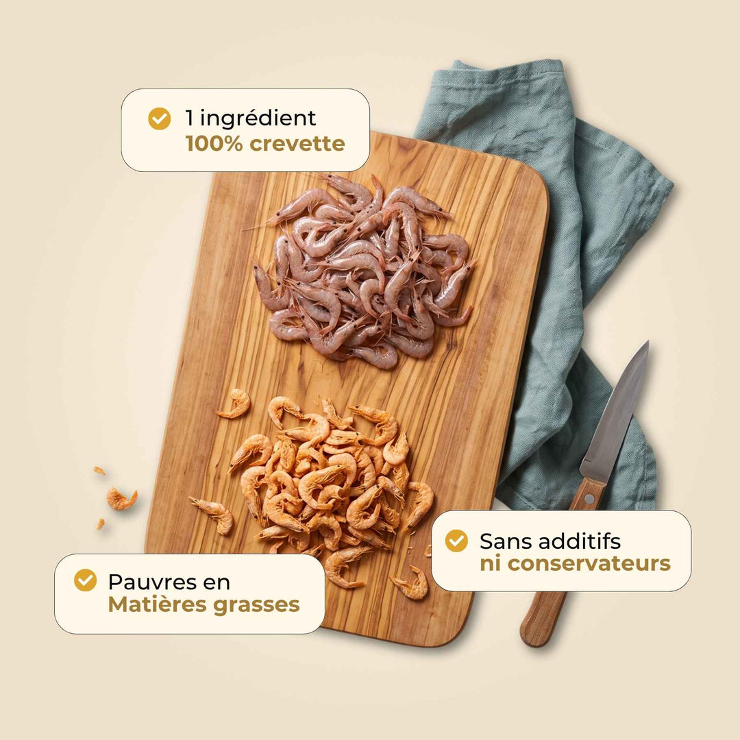 Crevettes chien - friandise_naturelle_pour_chien - TRUFFE DÉLICE