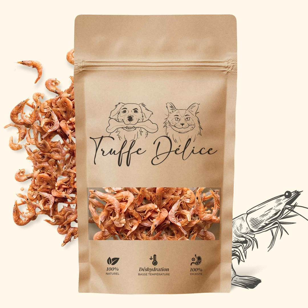 Crevettes chien - friandise_naturelle_pour_chien - TRUFFE DÉLICE