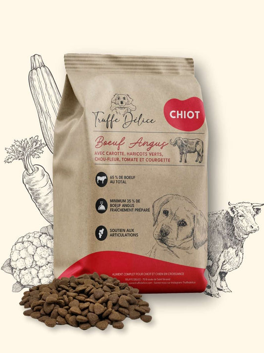 Puppy kibble - Angus beef