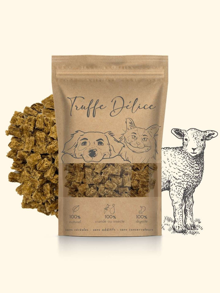 Friandises agneau - friandise_naturelle_pour_chien - TRUFFE DÉLICE