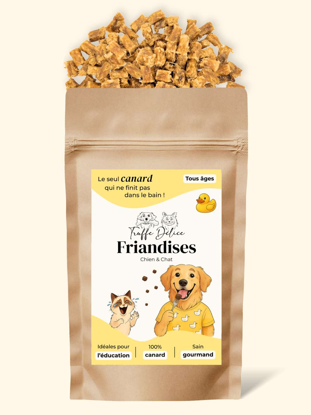 Friandises canard - friandise_naturelle_pour_chien - TRUFFE DÉLICE