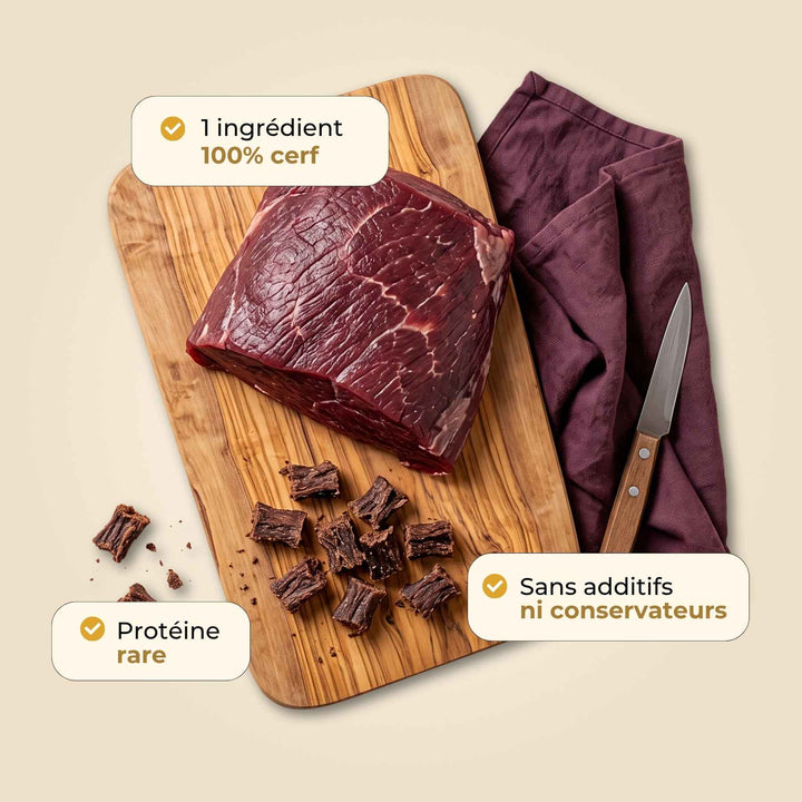 Friandises cerf - friandise_naturelle_pour_chien - TRUFFE DÉLICE