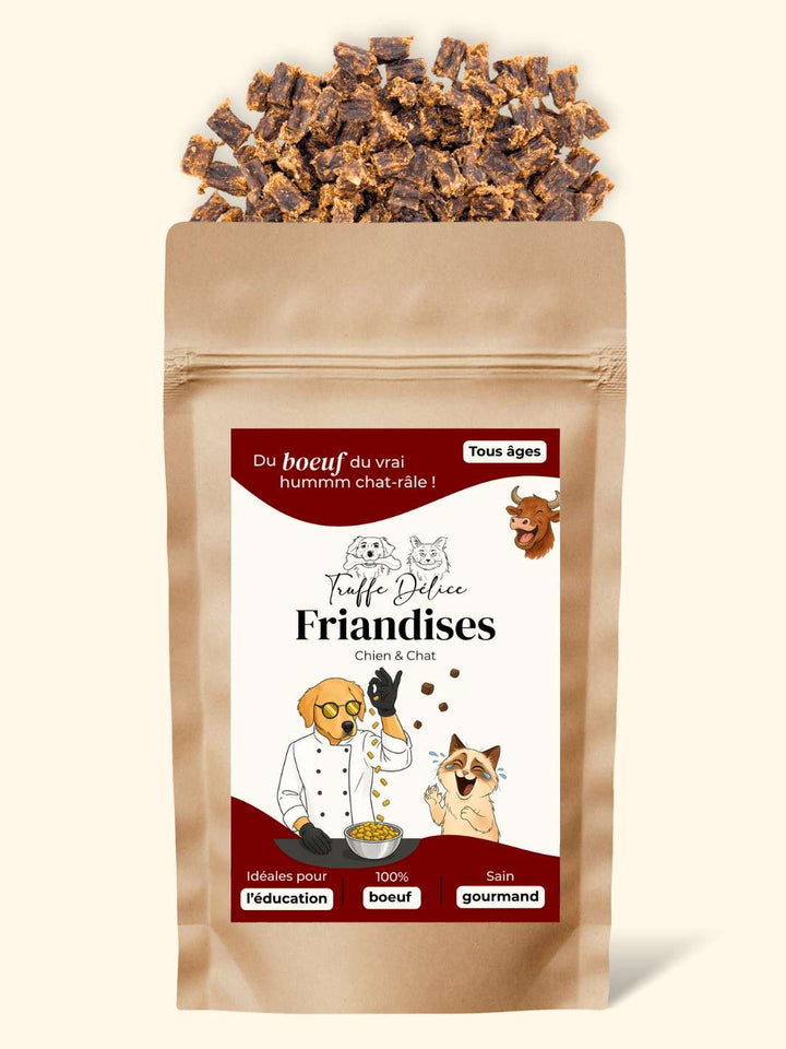 Friandises de boeuf - friandise_naturelle_pour_chien - TRUFFE DÉLICE
