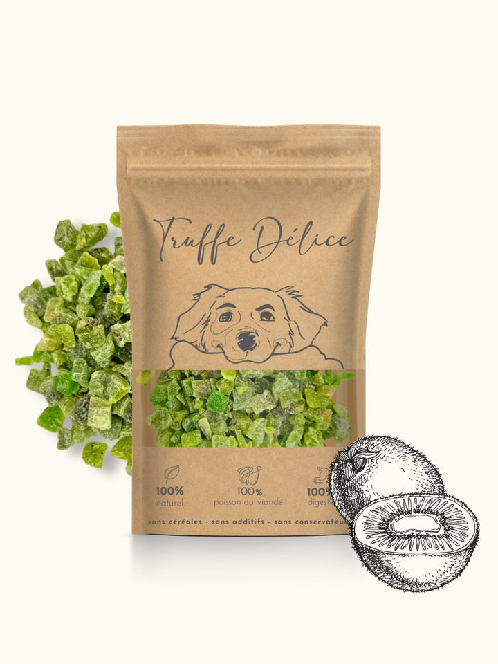 Friandises de kiwi - #friandise_naturelle_pour_chien# - TRUFFE DÉLICE