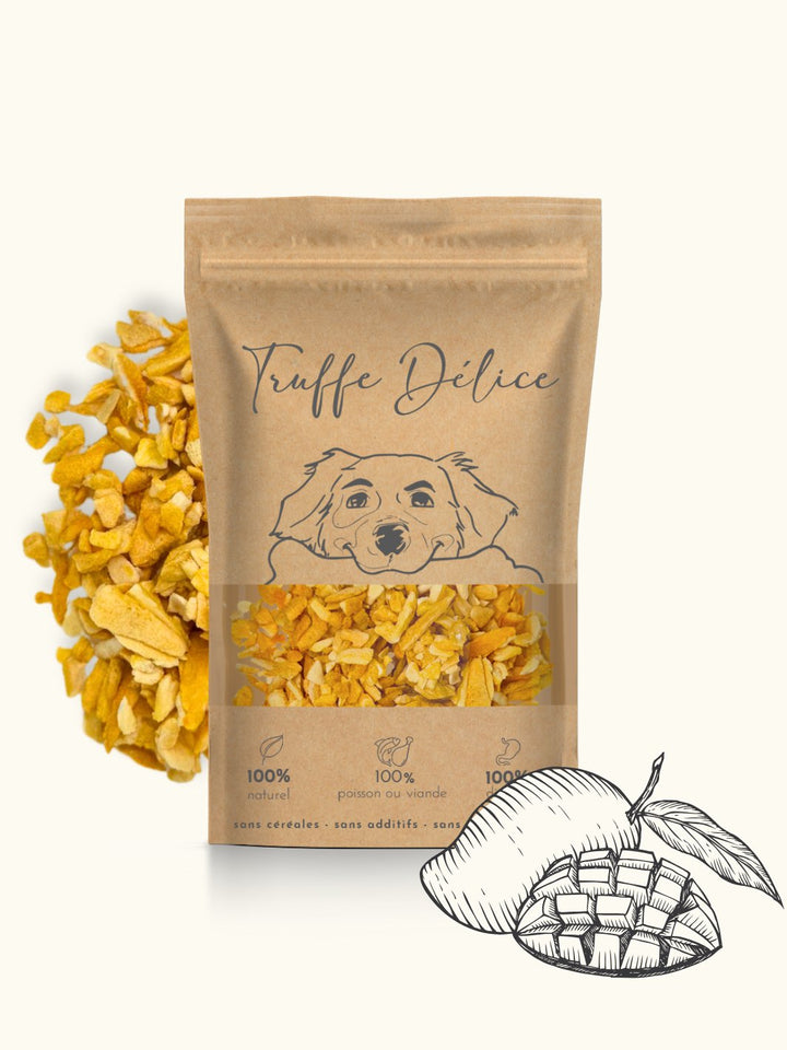 Friandises de mangue - #friandise_naturelle_pour_chien# - TRUFFE DÉLICE