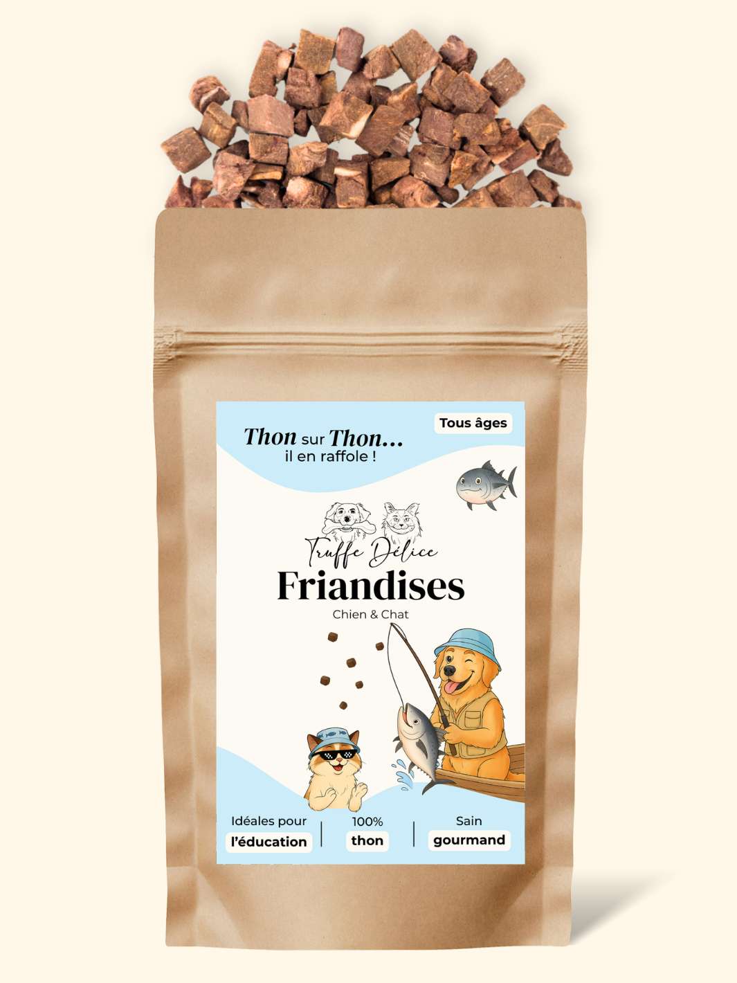 Friandises de thon - friandise_naturelle_pour_chien - TRUFFE DÉLICE