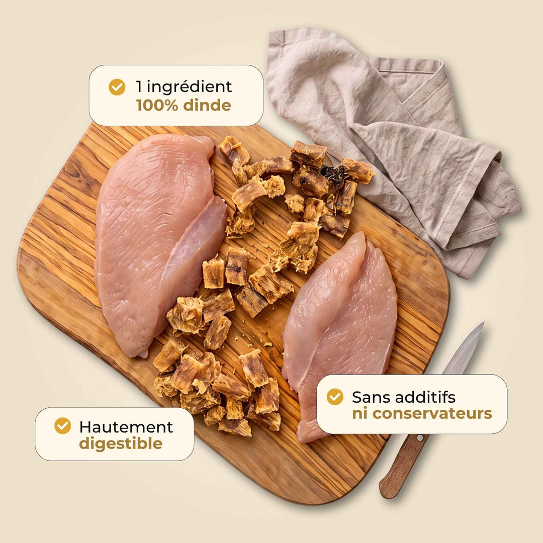 Friandises dinde - friandise_naturelle_pour_chien - TRUFFE DÉLICE