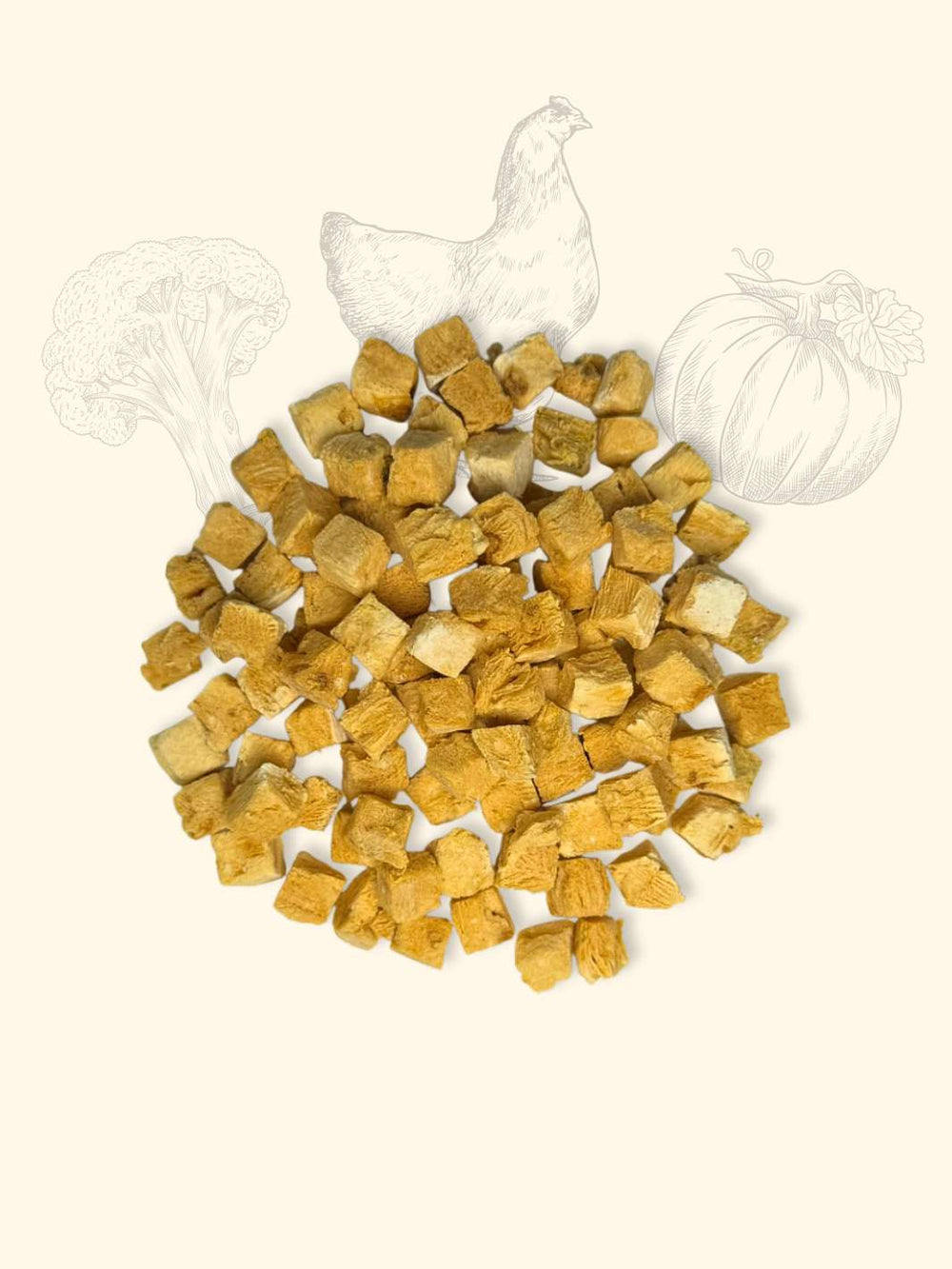 Friandises poulet brocoli & potiron - friandise_naturelle_pour_chien - TRUFFE DÉLICE