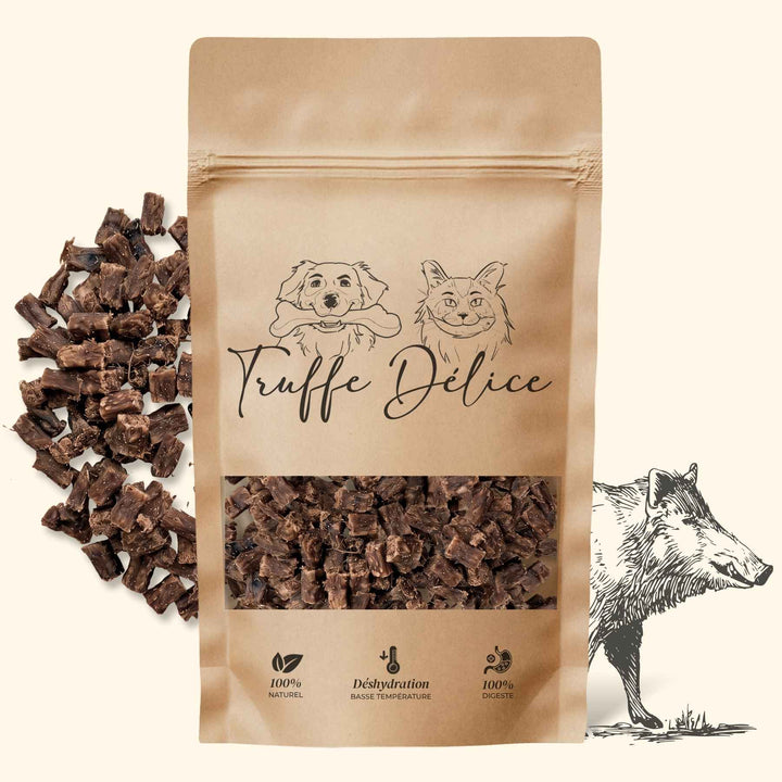 Friandises sanglier - friandise_naturelle_pour_chien - TRUFFE DÉLICE