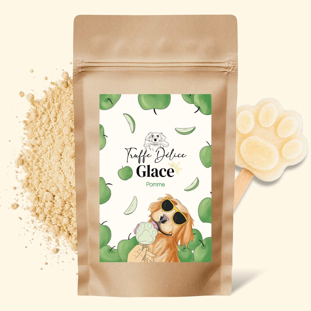 Glace pomme - friandise_naturelle_pour_chien - TRUFFE DÉLICE
