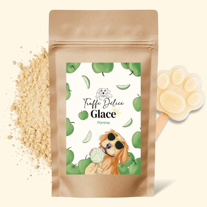 Glace pomme - friandise_naturelle_pour_chien - TRUFFE DÉLICE