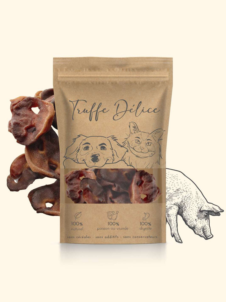 Groin de cochon - friandise_naturelle_pour_chien - TRUFFE DÉLICE