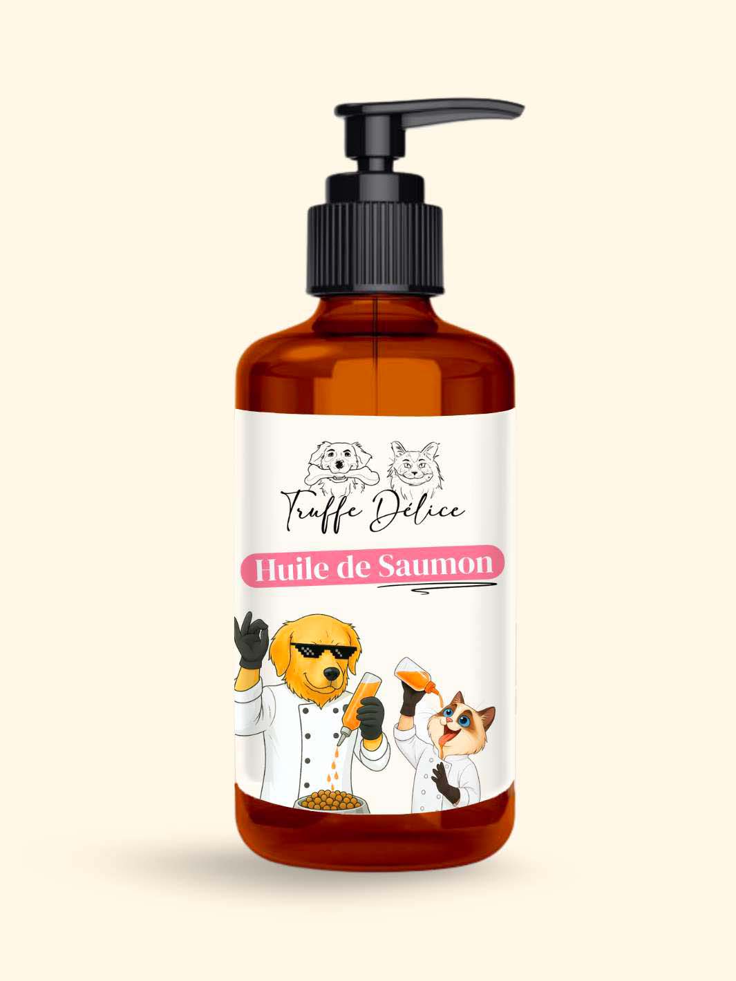 Huile de saumon - friandise_naturelle_pour_chien - TRUFFE DÉLICE
